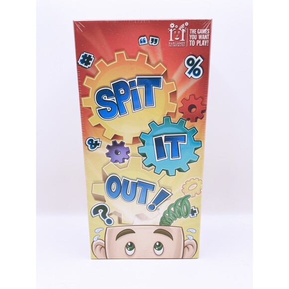 SPIT IT OUT Trivia Card Game For 3-8 Players Ages 10+ / 3-6 Players NEW SEALED - Picture 1 of 6
